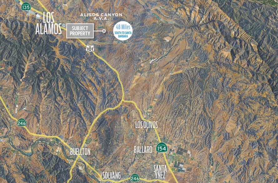 0 Alisos Canyon Rd., Los Alamos, CA à vendre - Aérien - Image 2 de 19