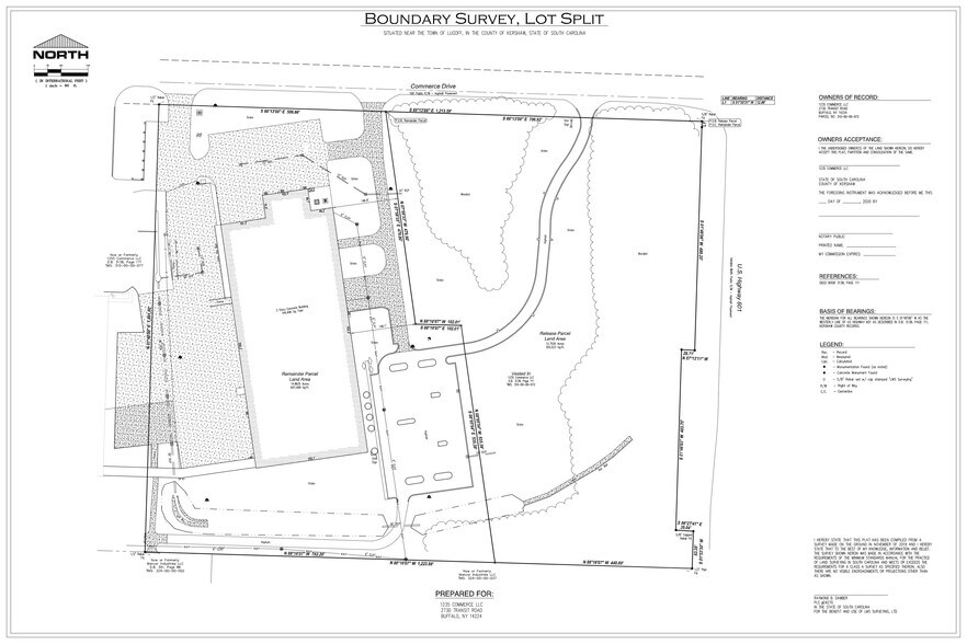 1255 Commerce Dr, Lugoff, SC for lease - Site Plan - Image 1 of 2