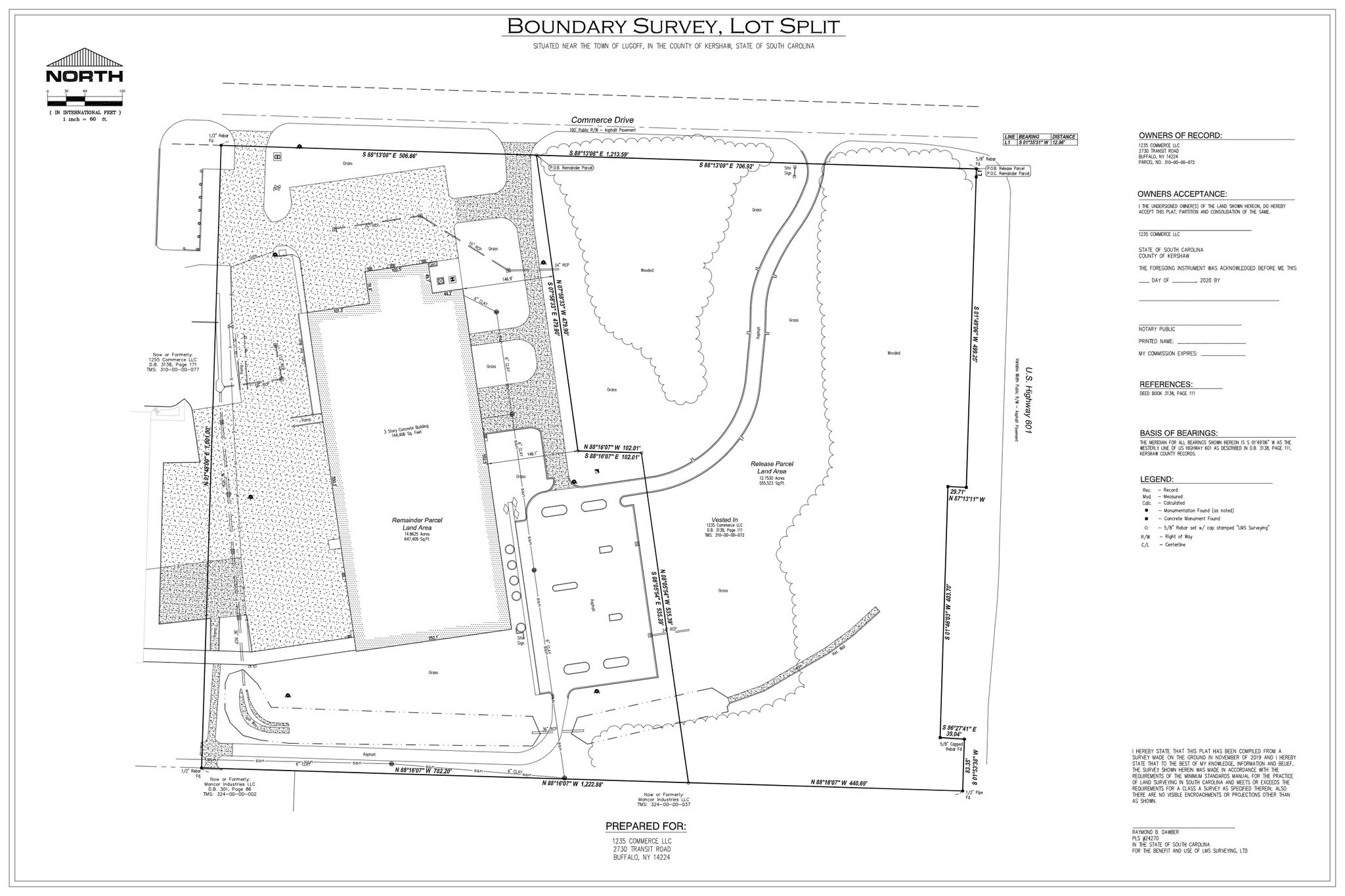1255 Commerce Dr, Lugoff, SC for lease Site Plan- Image 1 of 3