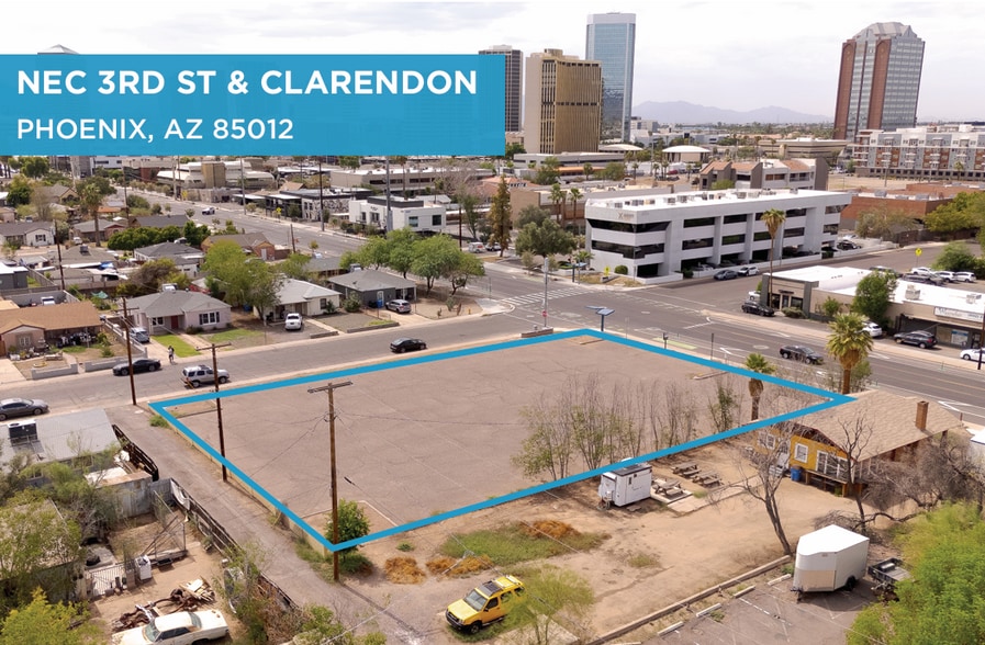 NEC 3rd St & Clarendon, Phoenix, AZ for sale - Building Photo - Image 1 of 1