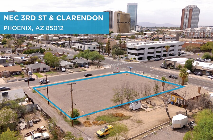 NEC 3rd St & Clarendon, Phoenix, AZ à vendre - Photo du bâtiment - Image 1 de 1