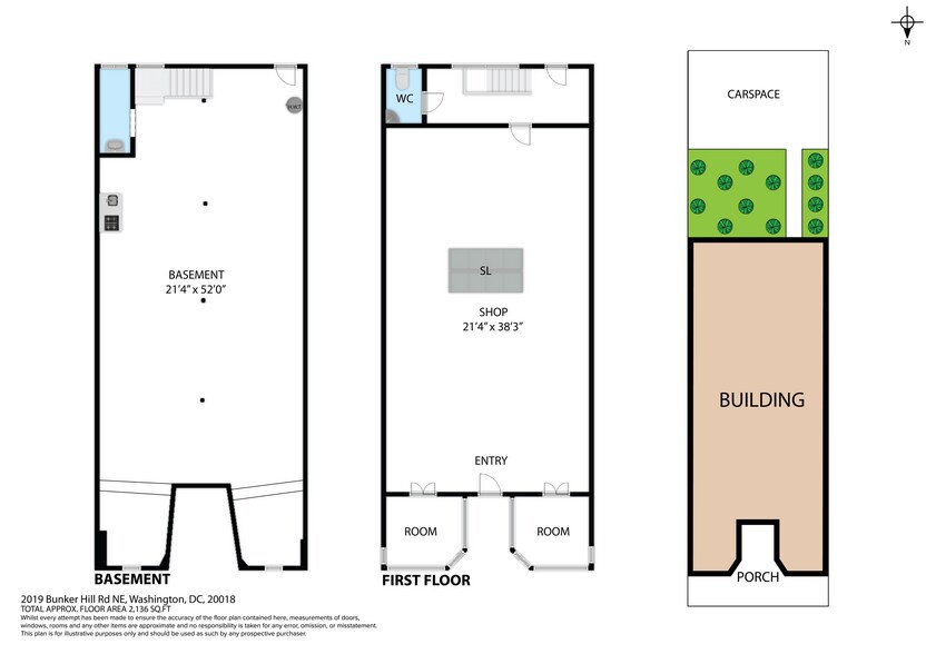 2019 Bunker Hill Rd NE, Washington, DC à vendre - Photo du bâtiment - Image 2 de 4
