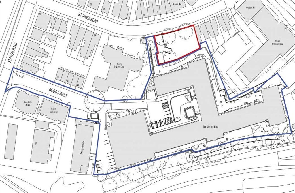 18 St. James Rd, East Grinstead for sale Site Plan- Image 1 of 6