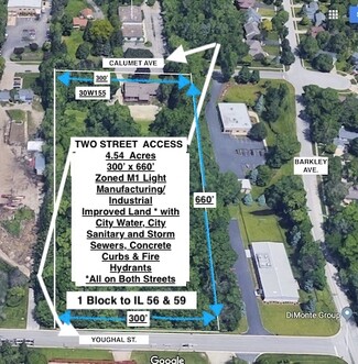 Plus de détails pour 30W155 Calumet Ave W, Warrenville, IL - Terrain à vendre