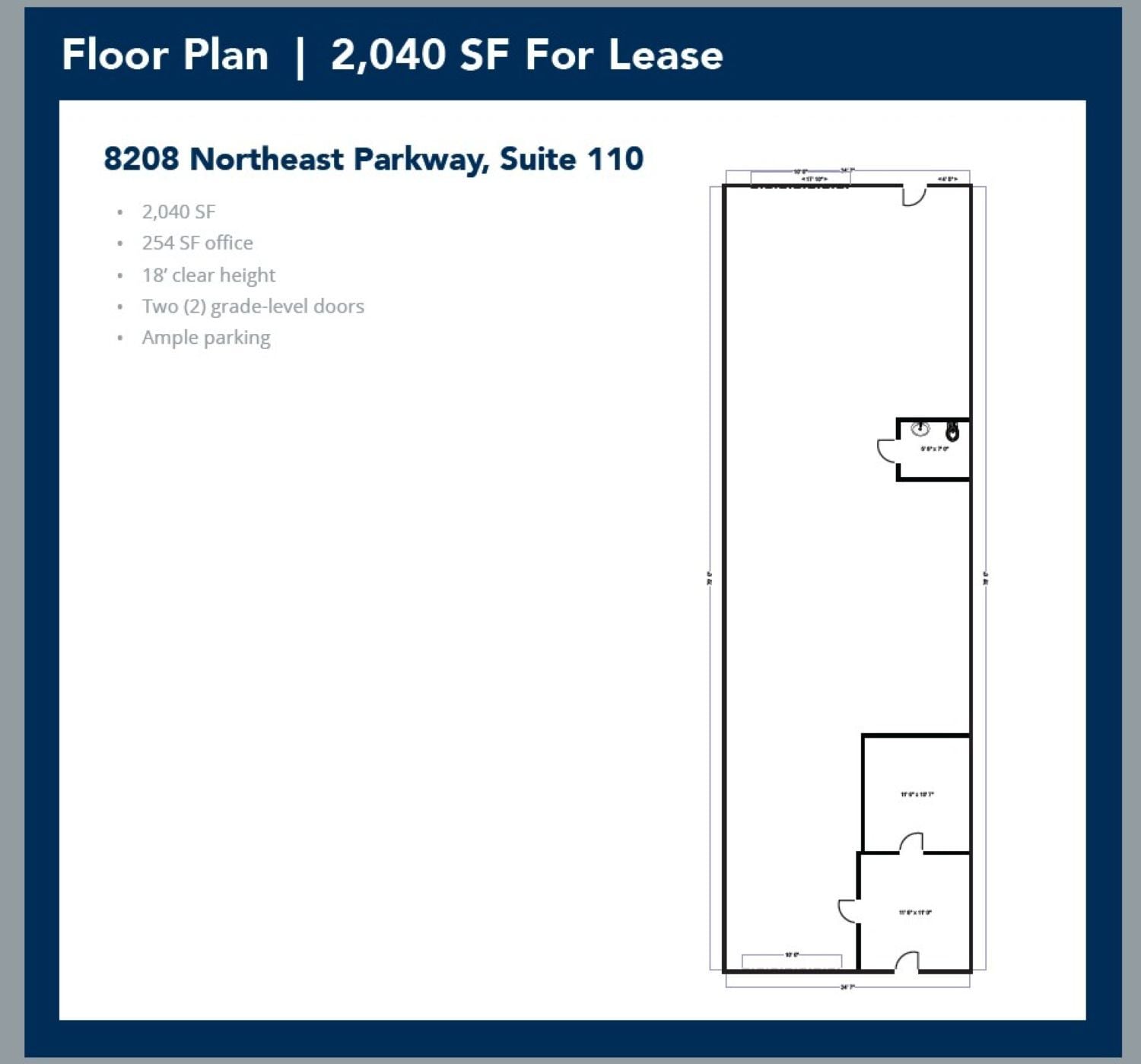 8212 Northeast Pky, North Richland Hills, TX à louer Plan d’étage- Image 1 de 1