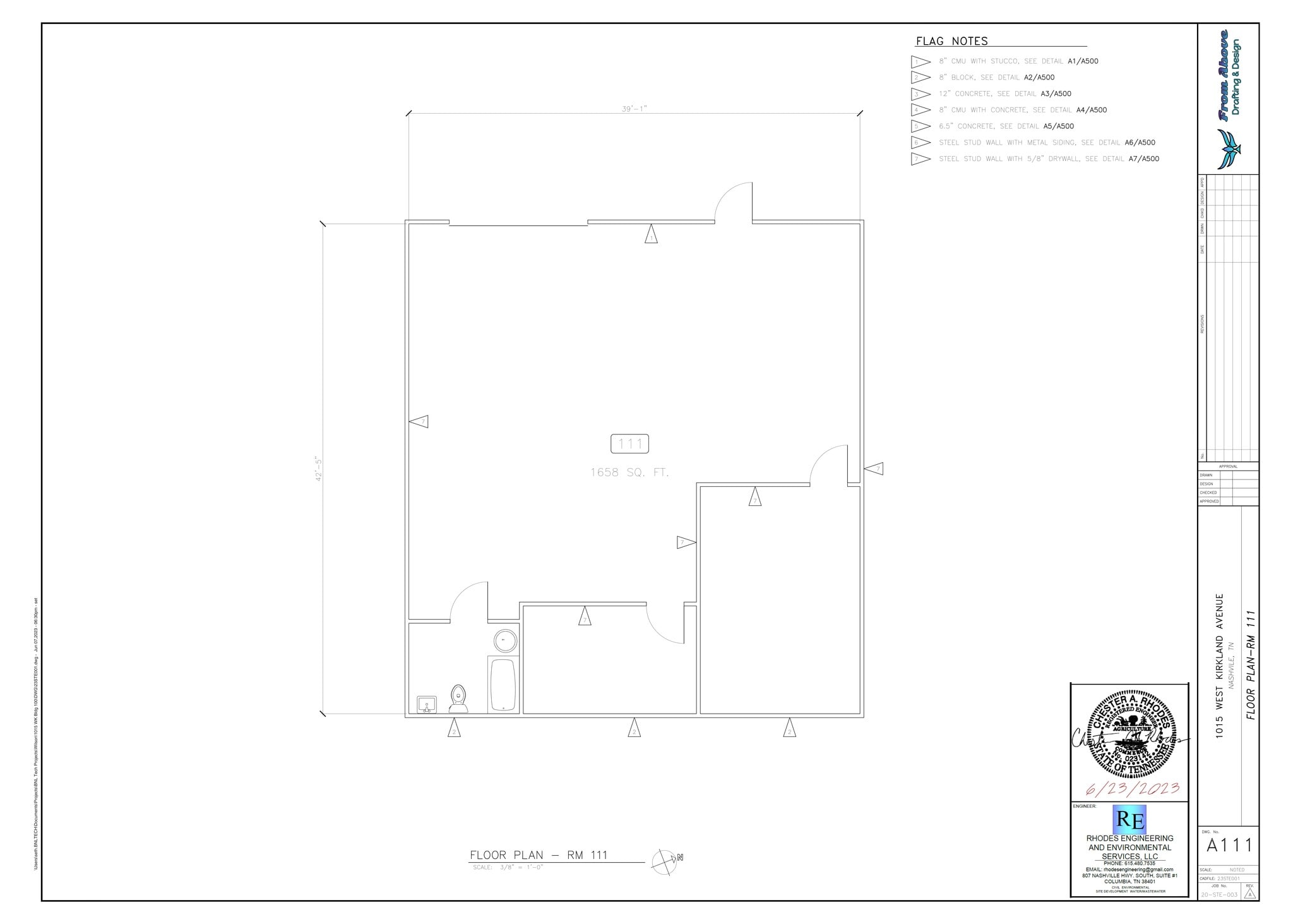 1015 W Kirkland Ave, Nashville, TN for lease Site Plan- Image 1 of 1