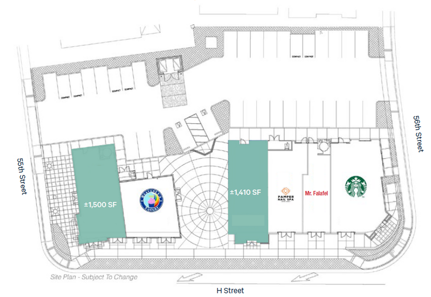 5535 H St, Sacramento, CA à louer - Plan de site - Image 2 de 6