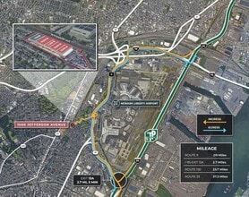 1000 Jefferson Ave, Elizabeth, NJ - Aérien  Vue de la carte