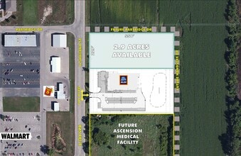 1910 N Shawano St, New London, WI - AERIAL  map view - Image1