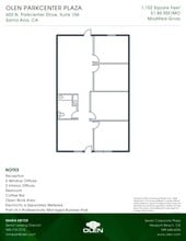 603 N Parkcenter Dr, Santa Ana, CA for lease Floor Plan- Image 1 of 1