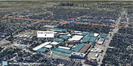 3701-3749 Yale St, Houston, TX for lease Aerial- Image 2 of 2