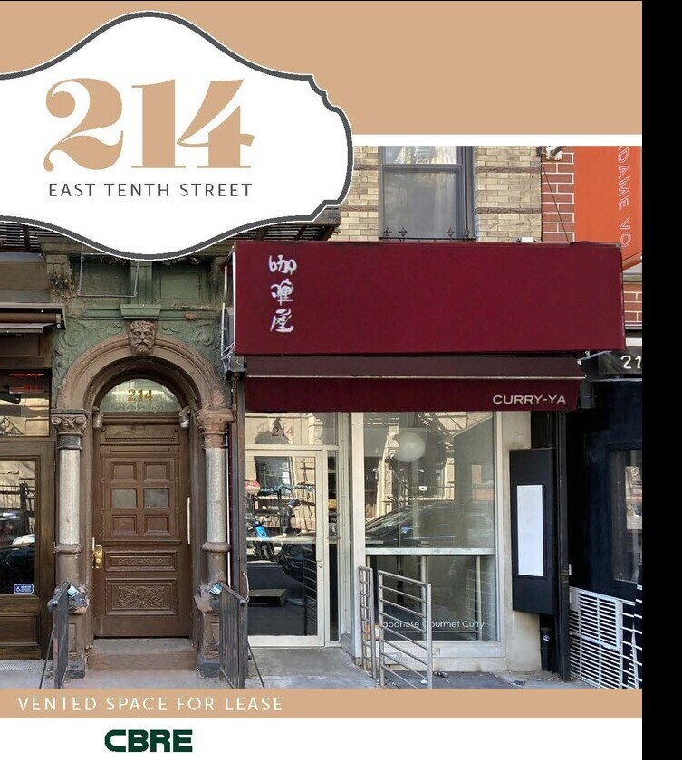 214 E Tenth St, New York, NY for lease Building Photo- Image 1 of 4