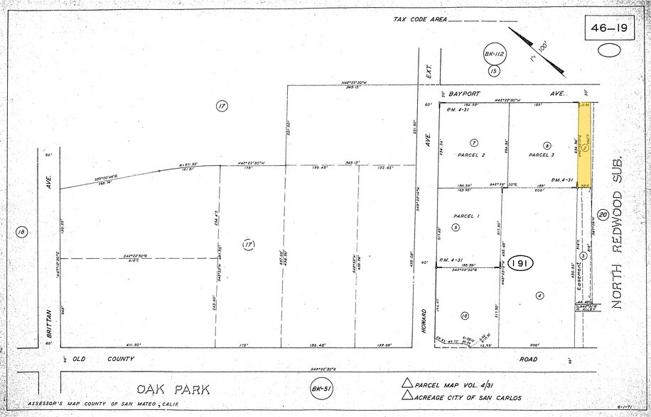 1390 Bayport Ave, San Carlos, CA à vendre - Plan cadastral - Image 3 de 3