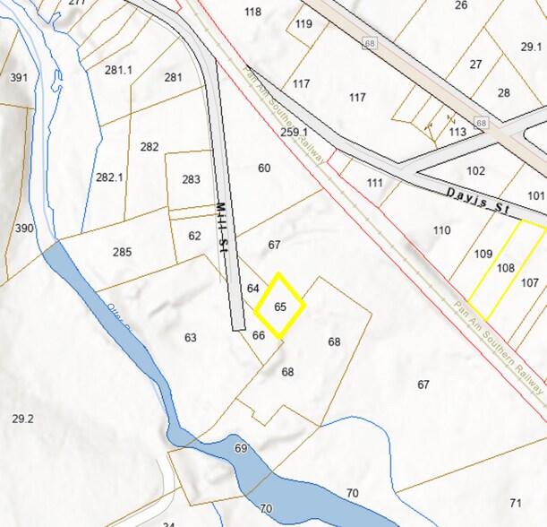 Lot 65 Mill St, Baldwinville, MA for sale - Plat Map - Image 2 of 2