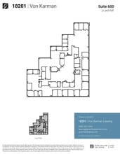 18301 Von Karman Ave, Irvine, CA à louer Plan d’étage- Image 2 de 7