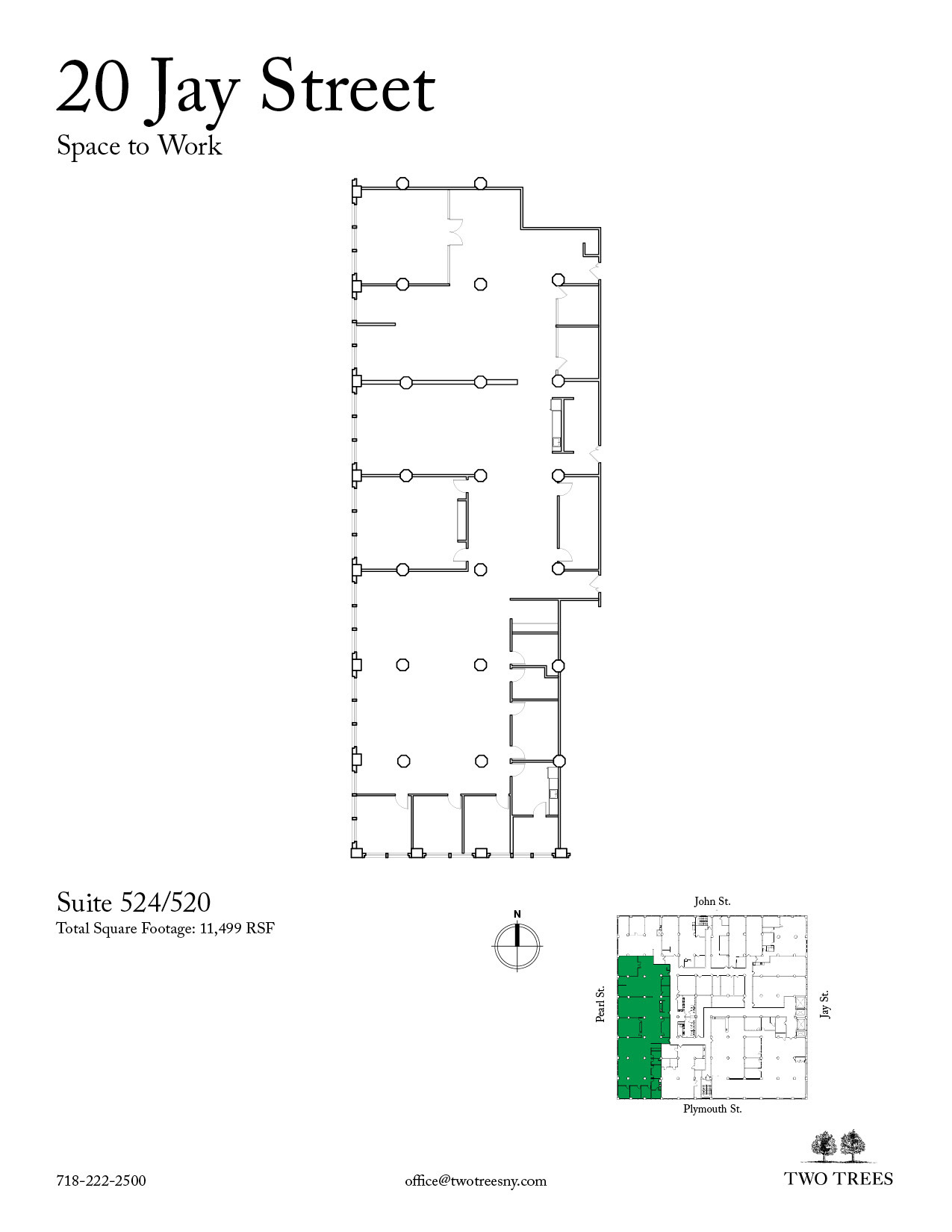 20 Jay St, Brooklyn, NY for lease Floor Plan- Image 1 of 4