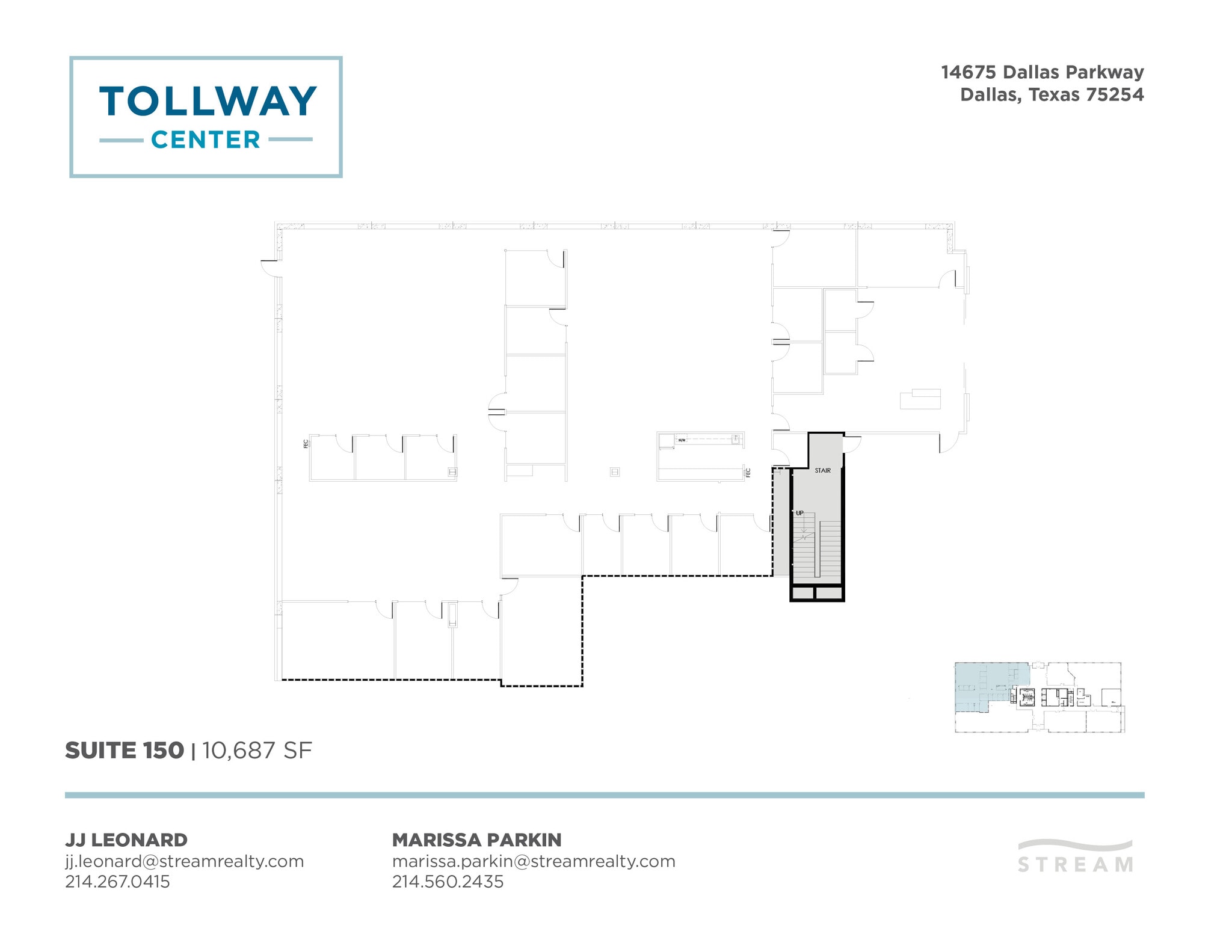 14675 Dallas Pky, Dallas, TX for lease Floor Plan- Image 1 of 1