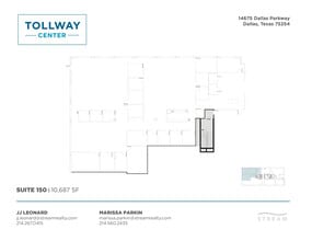 14675 Dallas Pky, Dallas, TX for lease Floor Plan- Image 1 of 1