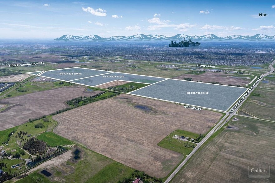 Mcknight Lands, Calgary, AB for sale - Aerial - Image 2 of 3
