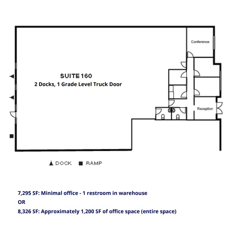 1225 Exposition Way, San Diego, CA à louer Plan d’étage- Image 1 de 1