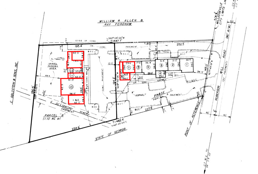 187 Roberson Mill Rd NE, Milledgeville, GA à vendre - Plan cadastral - Image 3 de 5