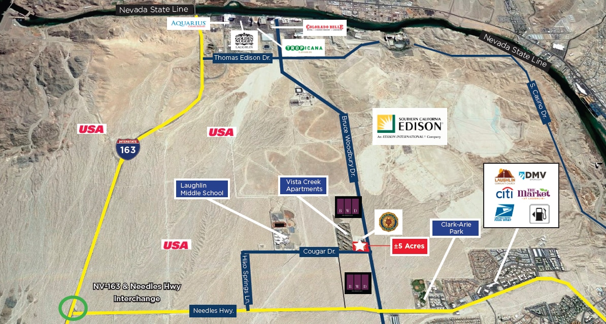 Cougar Dr. & W Bruce Woodbury Dr, Laughlin, NV for sale Primary Photo- Image 1 of 2