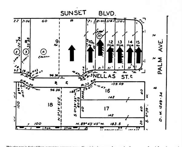 8800 W Sunset Blvd, West Hollywood, CA à louer - Plan cadastral - Image 2 de 7
