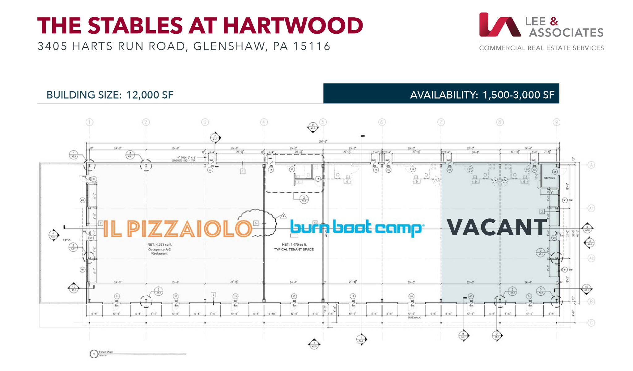 3405 Harts Run Rd, Glenshaw, PA for lease Floor Plan- Image 1 of 8