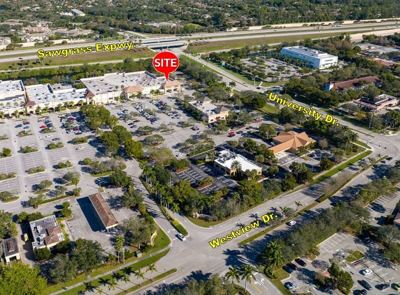 9525-9545 Westview Dr, Coral Springs, FL for lease - Aerial - Image 1 of 8