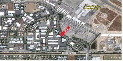 5118 E Clinton Way, Fresno, CA - AERIAL  map view