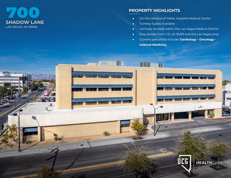 700 Shadow Ln, Las Vegas, NV à louer - Photo du bâtiment - Image 2 de 4