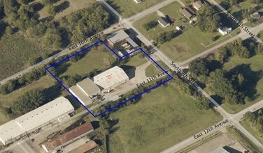 616 S 9th St, Corsicana, TX - Aerial map view