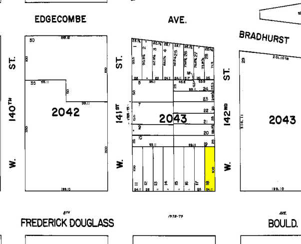 2657 Frederick Douglass Blvd, New York, NY à vendre - Plan cadastral - Image 2 de 6