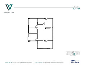 2850 Lake Vista Dr, Lewisville, TX à louer Plan d’étage- Image 1 de 1