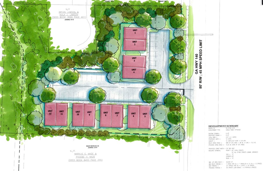 507 Waleska Rd, Canton, GA for sale - Site Plan - Image 2 of 5