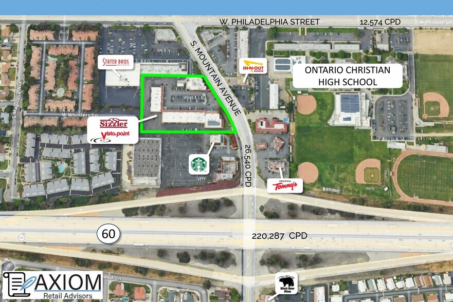 2246-2270 S Mountain Ave, Ontario, CA à louer - Plan de site - Image 1 de 2