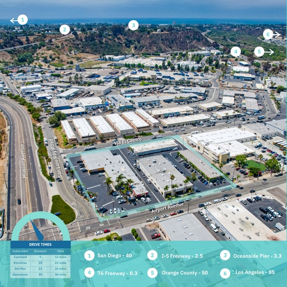 261-273 Airport Rd, Oceanside, CA for lease - Building Photo - Image 3 of 9