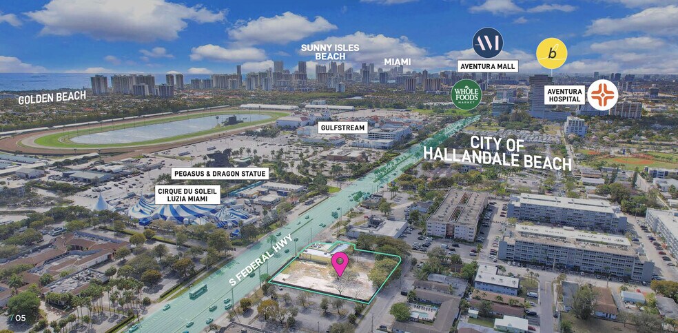 124-136 S Federal Hwy, Hallandale Beach, FL à vendre - Photo du bâtiment - Image 2 de 7