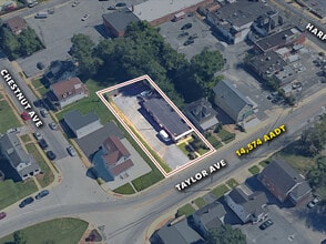 2902 Taylor Ave, Baltimore, MD - Aérien  Vue de la carte