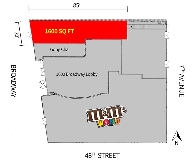 1600 Broadway, New York, NY for lease - Building Photo - Image 2 of 2