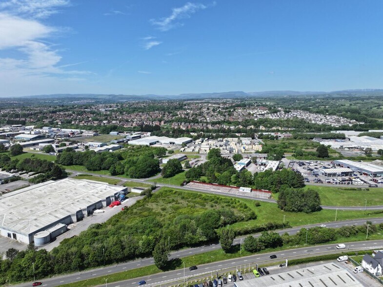 Kingsway, Bridgend à vendre - Aérien - Image 3 de 4