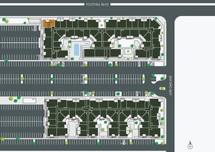 14817 Foothill Blvd, Fontana, CA for lease Site Plan- Image 2 of 2