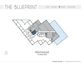 3400 W Riverside Dr, Burbank, CA à louer Plan d’étage- Image 1 de 1