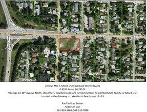 1615 N 10th Ave, Lake Worth, FL - Aérien Vue de la carte - Image1