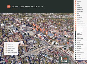 100 10th St, Charlottesville, VA - AERIAL  map view