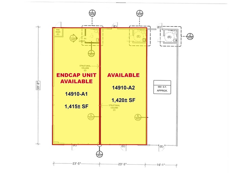 14910-14950 Perris Blvd, Moreno Valley, CA for lease - Floor Plan - Image 2 of 8