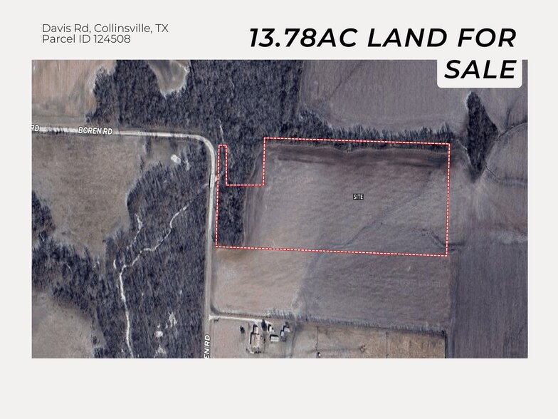 1482 Boren Road, Collinsville, TX for sale - Primary Photo - Image 1 of 7