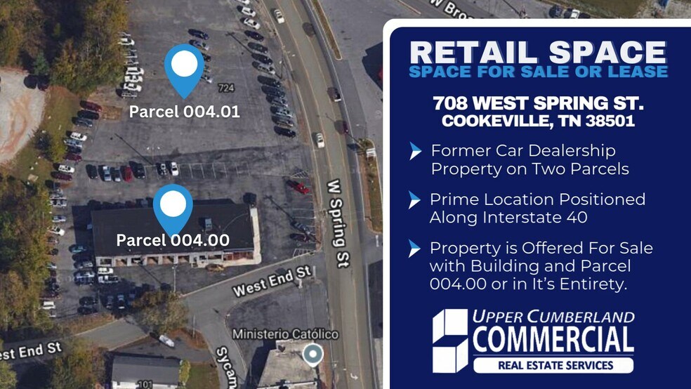 708 W Spring St, Cookeville, TN à vendre - Vidéo sur l’inscription commerciale - Image 2 de 10