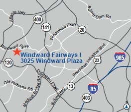 3025 Windward Plaza Dr, Alpharetta, GA à louer - Aérien - Image 2 de 15