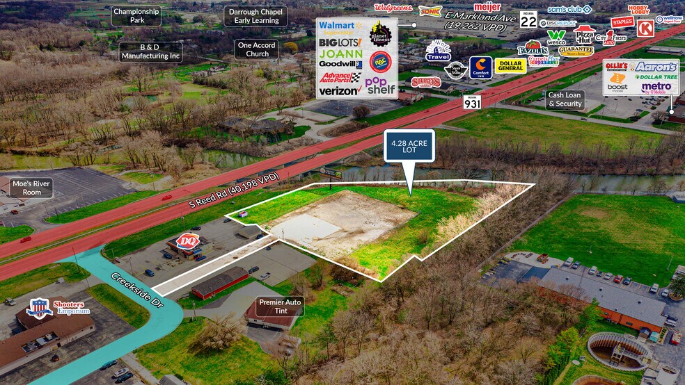 147 Creekside Dr, Kokomo, IN for sale - Aerial - Image 2 of 3